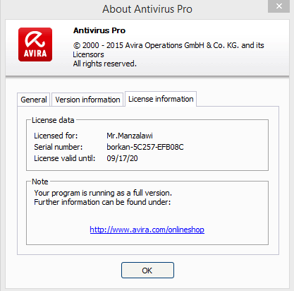 Avira Antivirus Pro 2015 v5.0.8.624 Key Till 2020 Download