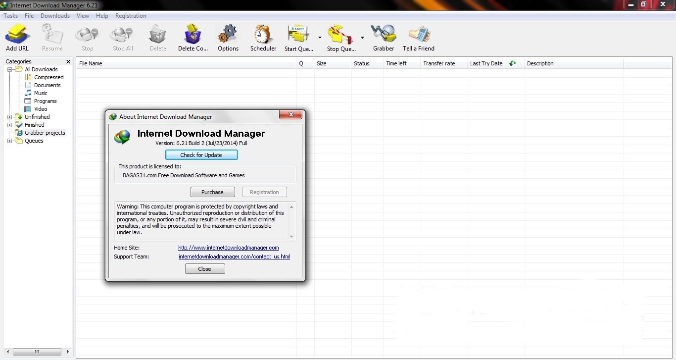 Internet Download Manager 6.21 Build 3 Full Patch