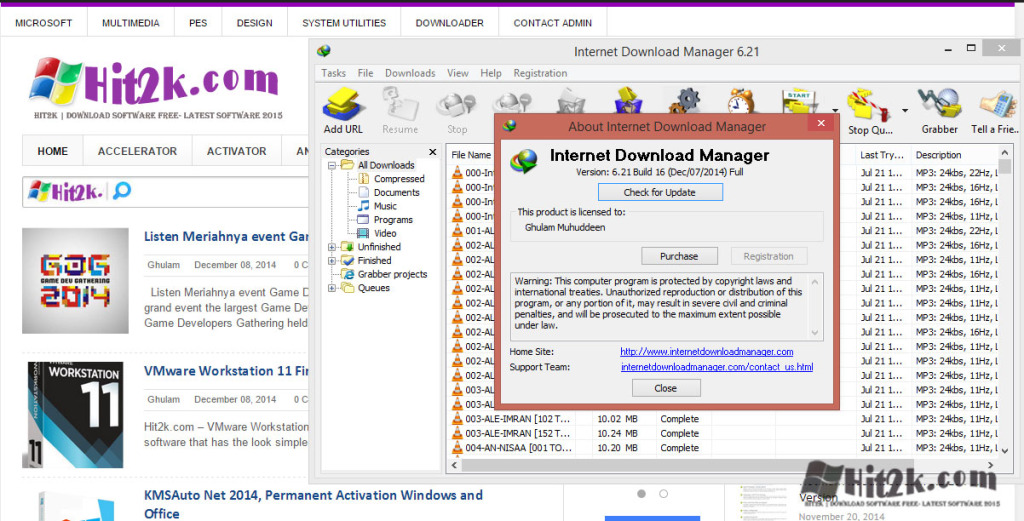 Internet Download Manager 6.21 Build 16 Full Patch