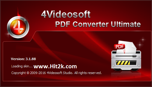 4Videosoft PDF Converter Ultimate 3.1.88 Serial, With Registration Code