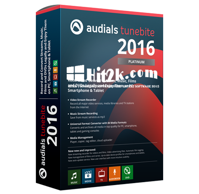 Audials Tunebite 2016 Platinum 14.0.6 Crack, License key Free