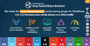 Easy Social Share Button 3.6.1 WordPress plugin Extended License