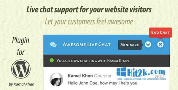 Awesome Live Chat 1.3.4 WordPress Plugin Extended License